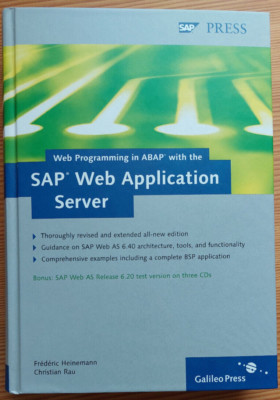Web Programming in ABAP with the SAP Web Application Server