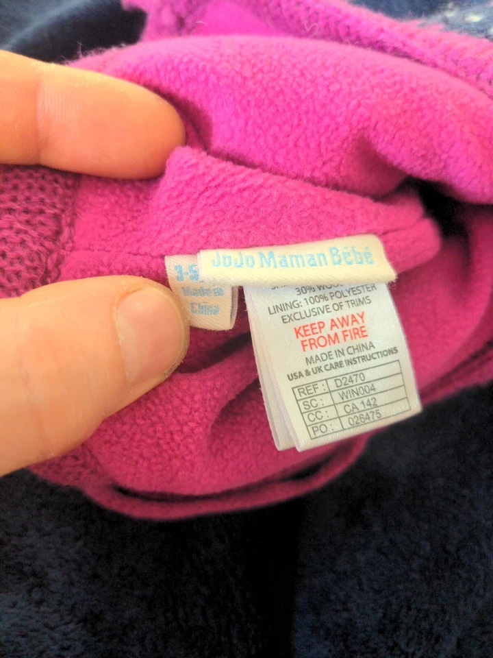 Jojo en la nieve niño polar polar polar sombrero edad 3-5 años Jojo Maman Bebe Foto 4 de 4