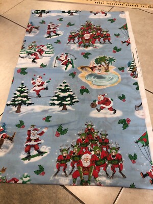 Petutti Carmenia 2012 VIP Cranston Santa Fabric Football Santa, 2 yards