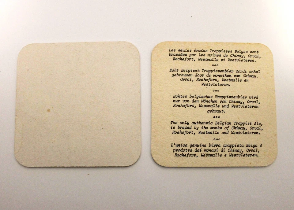 CHIMAY - 2 ANCIEN SOUS BOCK / DESSOUS VERRE BIERE ALCOOL, BAR PUB - BEER COASTER - Photo 2/2