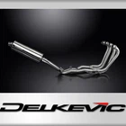 Honda CBR1000F Hurricane 87-99 Full Exhaust 4-1 350mm Oval Stainless Silencer