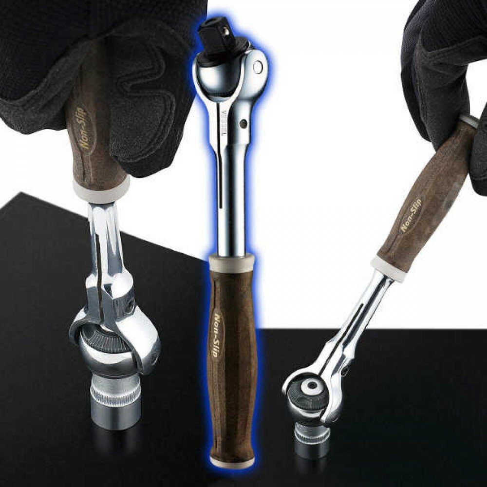 VESSEL 38 Sq 9.5mm 16pcs Non-Slip Handle Wood Compo Ireland