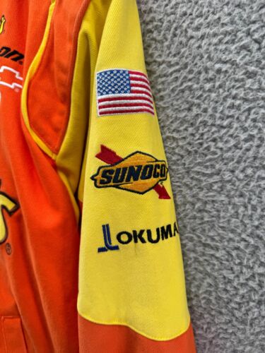 Vintage Reeces NASCAR Jacke Herren Medium Orange Gelb - Bild 3 von 10
