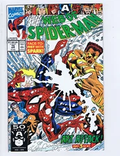 Web of Spider-Man #75 Marvel 1991 Cold Hands Warm Art