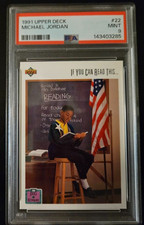 1991 Upper Deck Michael Jordan #22 PSA Grade Of 9 MINT If You Ca Basketball Card
