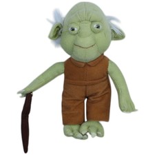 Yoda mit Stock aus Star Wars Plüschfigur 15cm Gebraucht Film