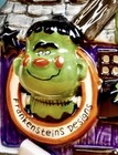 Blue Sky Clayworks Halloween Frankenstein’s TATTOO SHOP Candle House NEW — photo 7