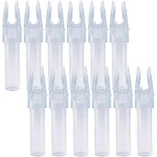 Carbon Express .203 Launchpad Precision Nock 12-Pack - Clear