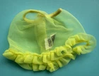 Vintage Barbie Perfect Beginnings Sheer YELLOW RUFFLED SLIP Only NM #0060 1970