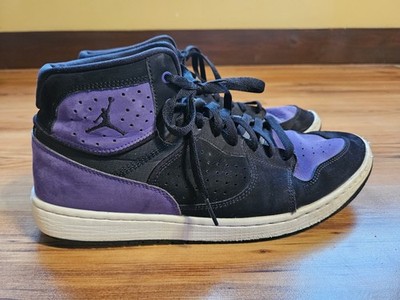 Nike Air Jordan Access   Black/Court Purple Shoes   Size 12 (AR3762-005)