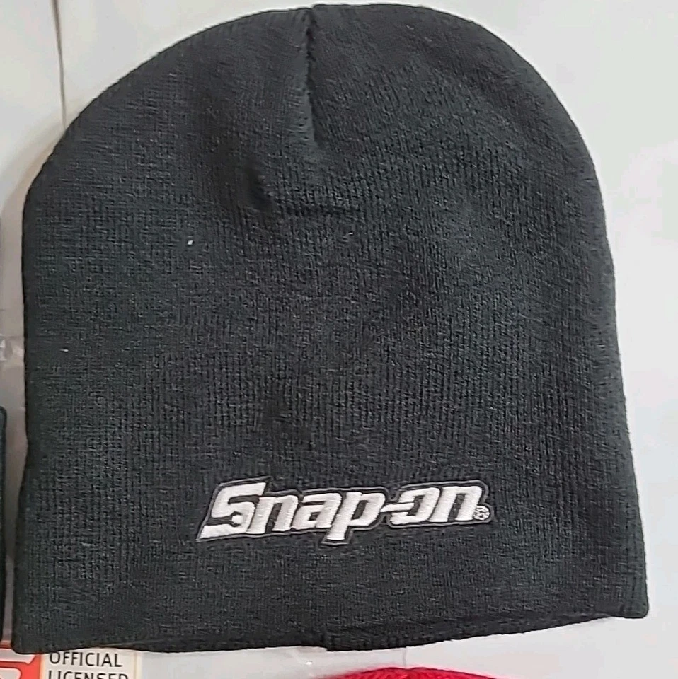 Gorro Snap On NEGRO, ROJO, GRIS Gorro de Invierno. nuevo sin etiquetas Foto 4 de 4