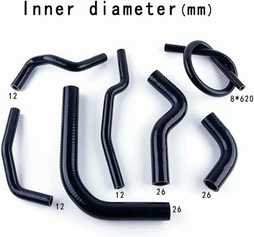 suzuki samurai compatible radiator coolant hose kit 3ply Foto 2 de 4