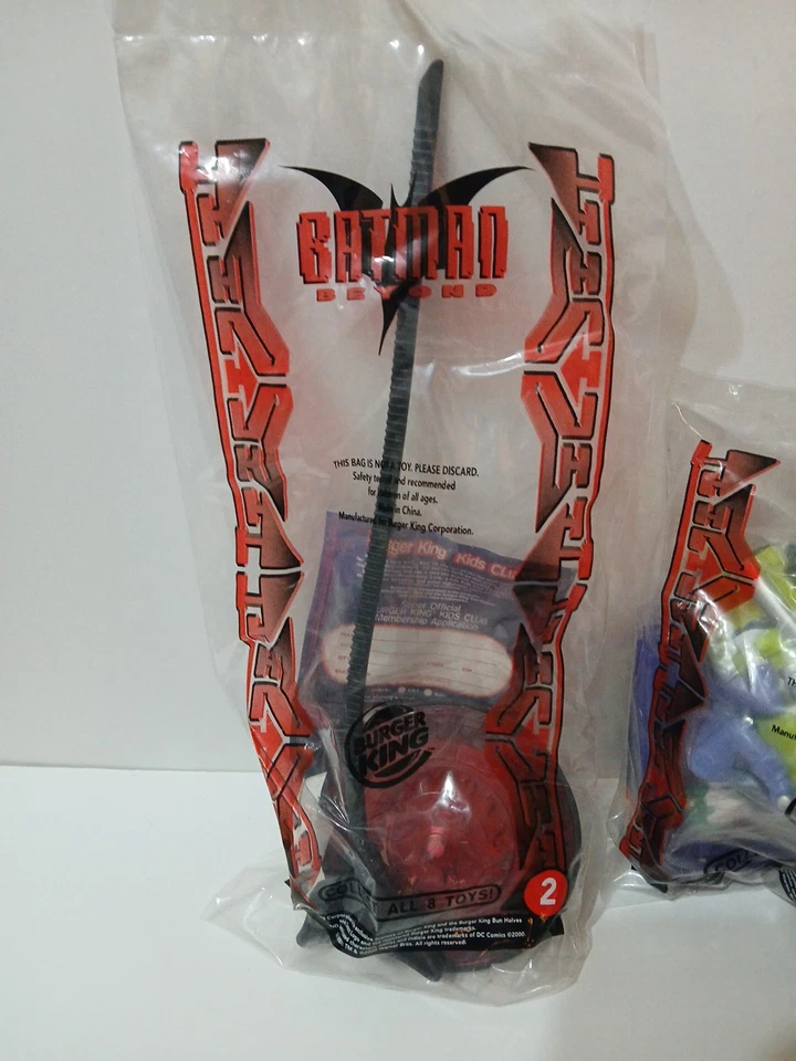 Винтажный лот товаров фаст-фуд Batman Beyond - Изображение 2 из 4