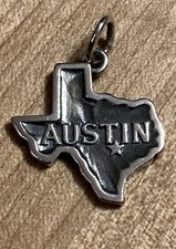 James Avery 925 Sterling Silver Austin Texas charm 2g Fast Shipping .