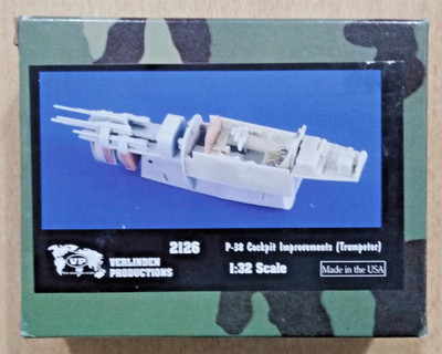 18-2126 VERLINDEN 1:32 Scale P-38 LIGHTNING Resin Cockpit Improvements Kit