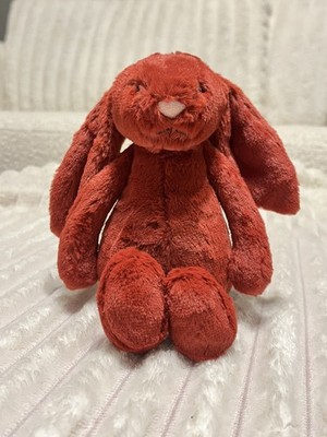 Jellycat Authentic Medium Bashful Luxe Bunny Scarlett Plush for