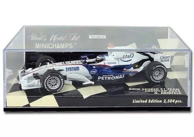 1/43 BMW Sauber F1 Team Showcar 2008 Intel #3 White Blue Diecast