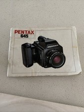 PENTAX 645 ORIGINAL INSTRUCTION MANUAL MF1177 