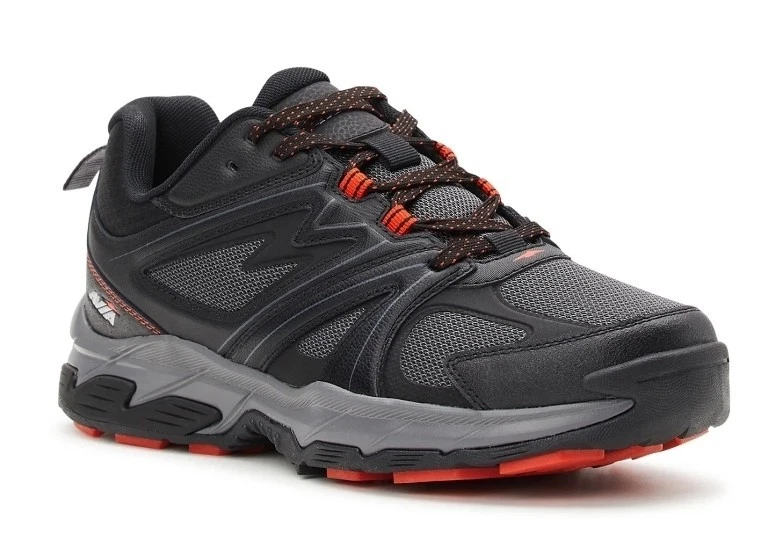 Avia Men's Black Lace-up Athletic Walking Rugged Trail Sneakers Shoes: 8-13