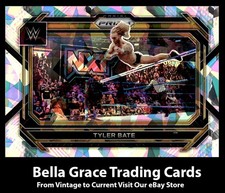 2023 Panini Prizm WWE Tyler Bate #81 NXT 2.0 Cracked Ice Parallel