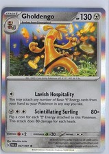 Pokemon TCG 67 /91 Gholdengo Rare Holo Paldean Fates