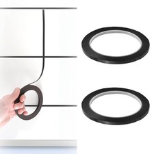 Whiteboard Tape Grid Marking Tape, 2 Pcs Thin Black Tape Whiteboard, 3 mm Width