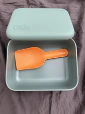 Ollie Puptainer Dog Food Storage Container With Scoop 7.98" L X 6" W Silicone