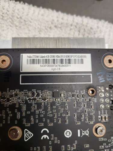 Nvidia/ GTX 1060 6GB GDDR5 Graphics Card - - Picture 3 of 6