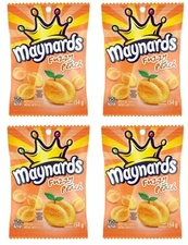 Maynards, Fuzzy Peach, Gummy Candy, 154g (4 Pack)
