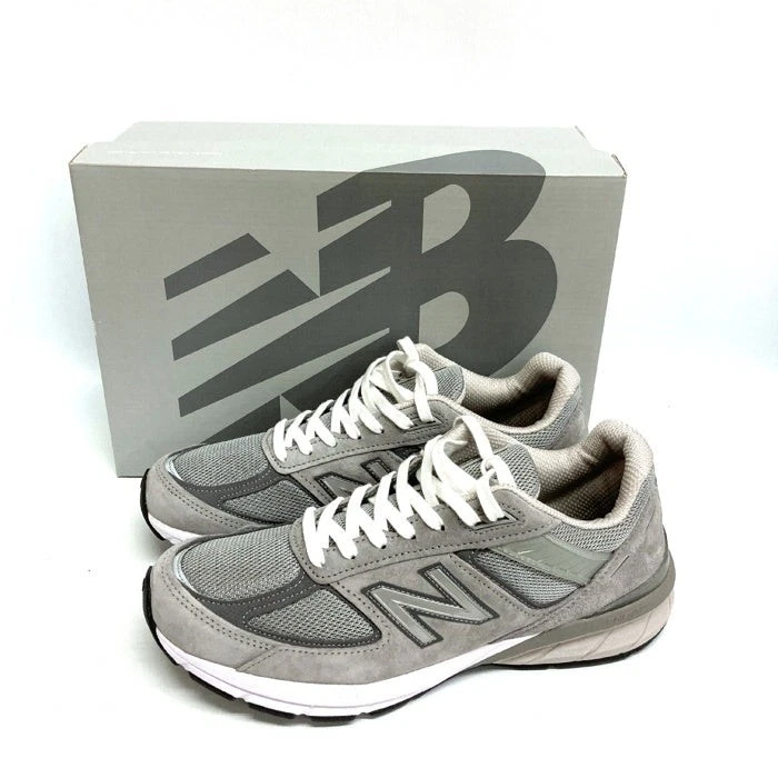 Scarpe sneaker New Balance M990GL6 scamosciate taglio basso grigio misura 28 cm usate