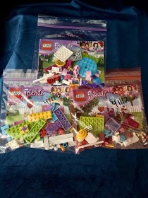 Lego Friends 3 Set Party Lot 41112, 41113, 41114 - All 100% Complete No Boxes