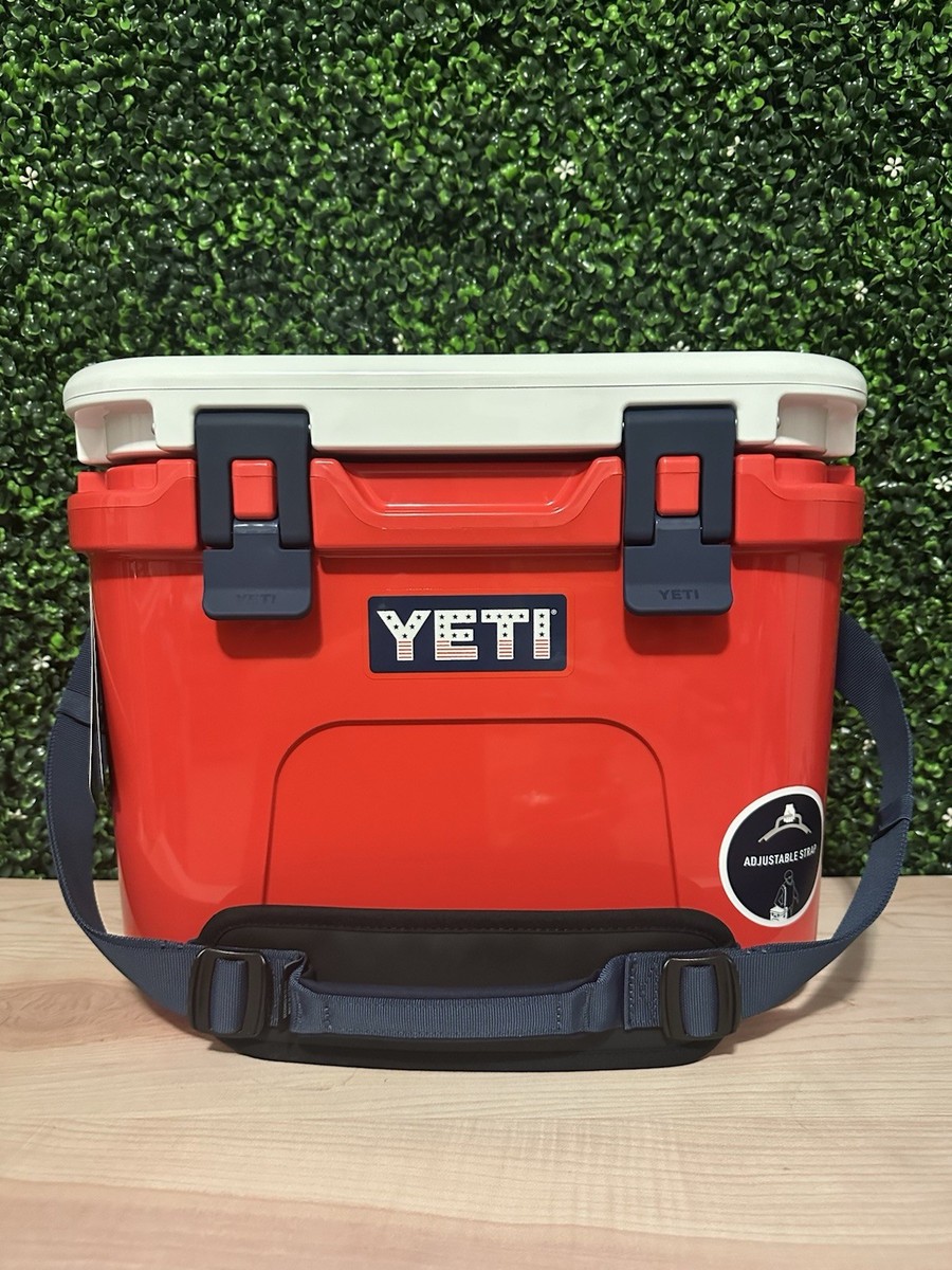 YETI Roadie 15 Hard Cooler Patriotic 26 Extremely Rare Red White
