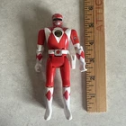 Vtg 1993 Bandai Mighty Morphin Power Rangers Red Flip Head 5” Action Figure