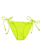 Becca by Rebecca Virtue Women's Prima Textured Swim Bottom Swimsuit S, Zesty 