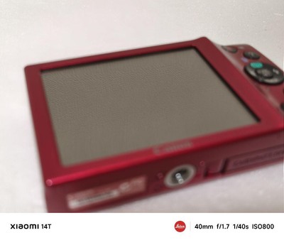 Canon PowerShot A4000 IS Red 16MP Compact Camera 8x Zoom