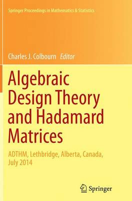 Algebraische Designtheorie und Hadamard-Matrizen - 9783319372181