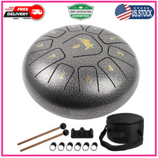 Steel Tongue Drum Panda Drum 11 Notes 10 Inch Tank drum percussion