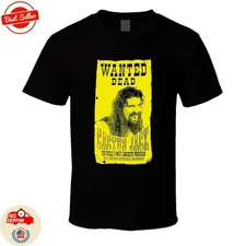 Cactus Jack Wanted Dead Wrestling T Shirt