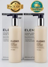 2X Elemis Dynamic Resurfacing Facial Wash 200 ml 6.7 fl.oz. NEW. FAST SHIP