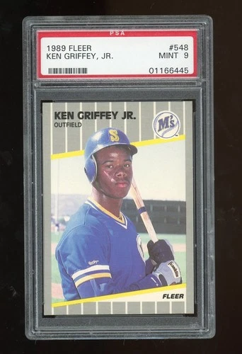 1989 Fleer Rookie Ken Griffey Jr PSA 9