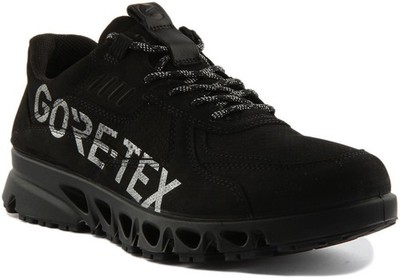 ECCO Ecco Multi Vent Leder Outdoor Herren Sneaker Schwarz EU 39-46
