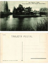 CPA ARGENTINA Arroyo Carapachay y Gallo Fiambre Quinta Garcia Tigre (349918)