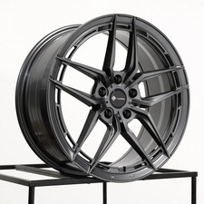 Used 18x8 Vors LT53 5x114.3 35 73.1 Gun Metal Wheels set-4