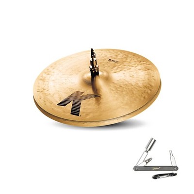 Zildjian K0825 14'' Hi Hat Bottom With Medium Heavy Weight -Low To Mid Pitch ZKEY