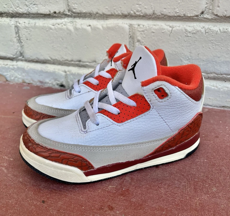 Nike Air Jordan 3 Retro SE TD Mars Stone Tenis DV7026-108 Talla 10C Cemento Foto 3 de 4