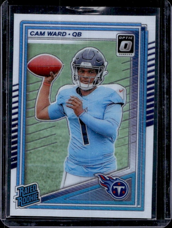 2025 Panini Donruss Optic Cam Ward Rated Rookie #293 Titans