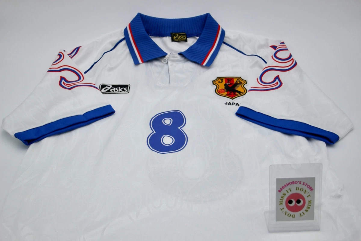 Asics Japan National Team 1998 NAKATA 8 Away Football Shirt Jersey