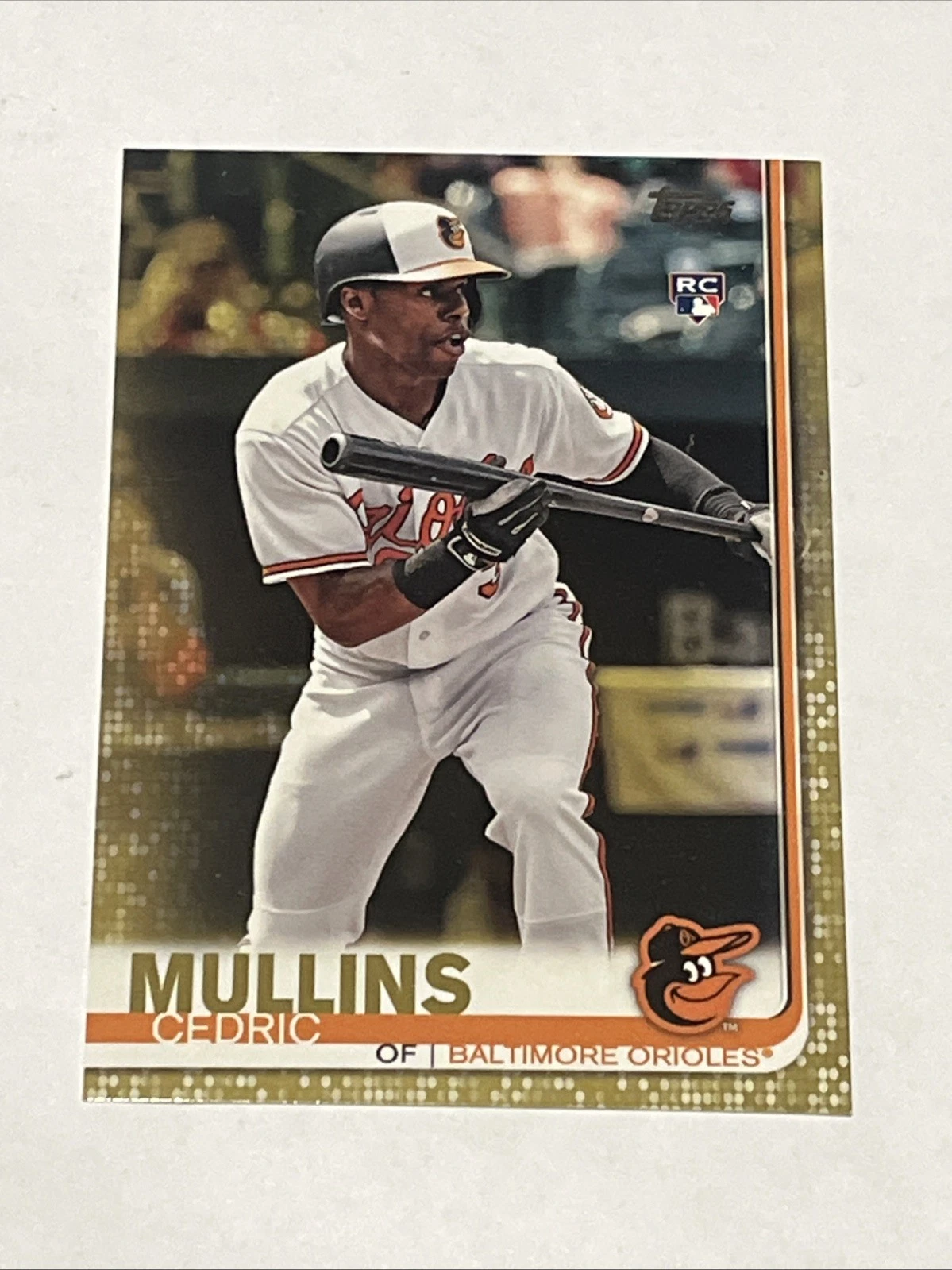 2019 Topps Gold Parallel #ed /2019 - #318 Cedric Mullins (RC) Rookie Card