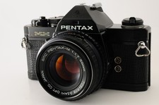 Near MINT Pentax MX 35mm Film Camera Black SMC M 50mm f1.7 Lens From JAPAN