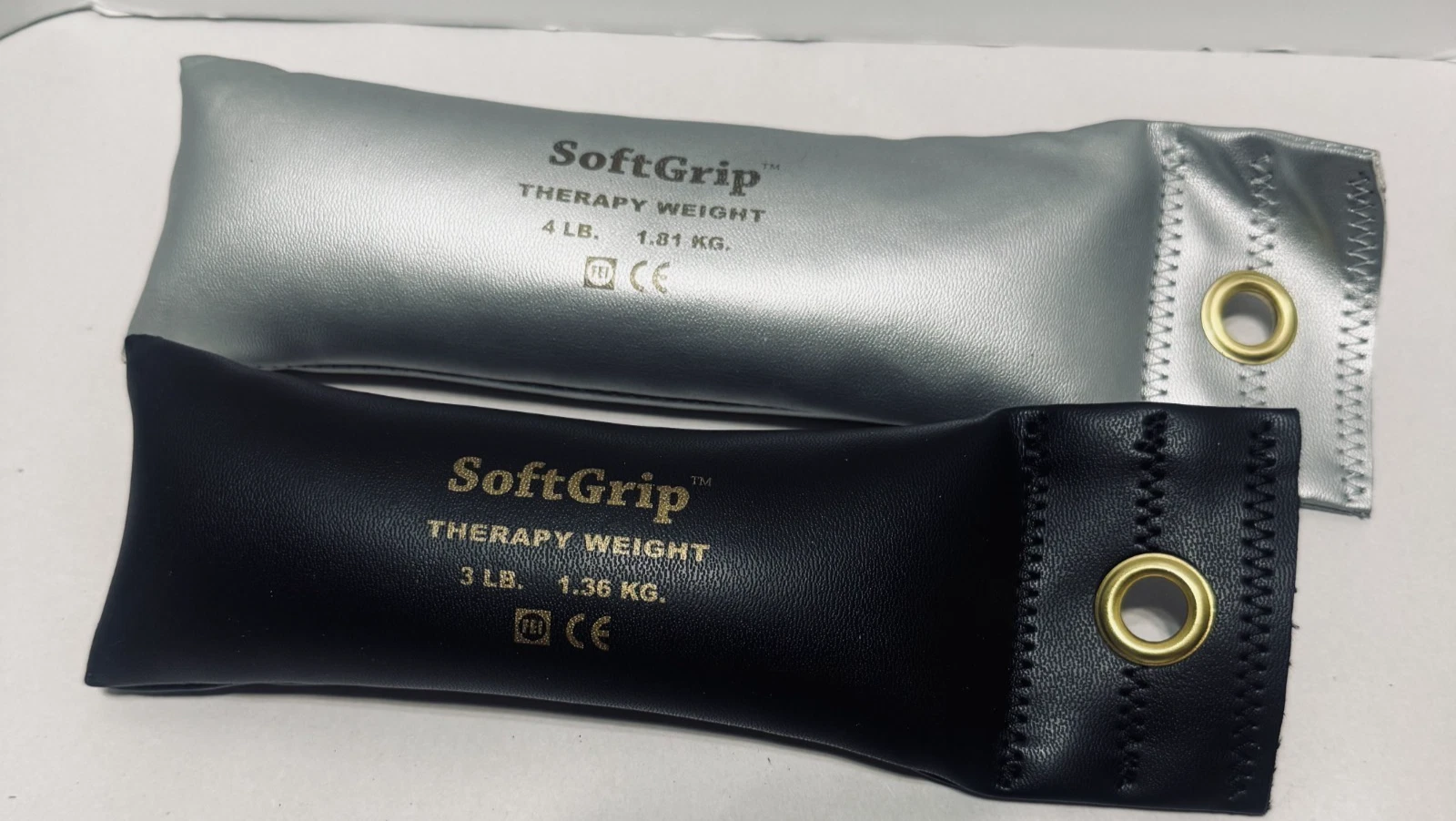 2 CanDo SoftGrip Hand Weights 3# & 4# physical therapy New in pack